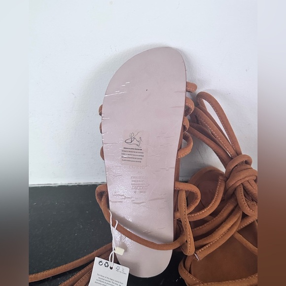 Mango Cross Strips Sandals size 9.5 - Picture 3 of 5